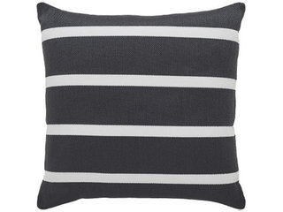 Commack Indoor/Outdoor Pillow Navy/White Stripe 56x56cm Product Image